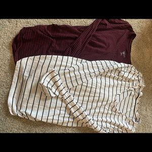 Set of maternity shirts